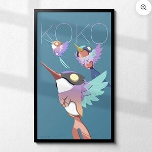 COARSE Gallery - KOKO [Season Three] Signed Hummingbird Poster